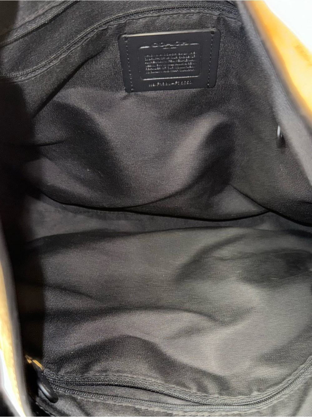 Coach Chelsea Champlain Amber Hobo Shoulder Bag Signature C & Black Leather Trim - Picture 12 of 16